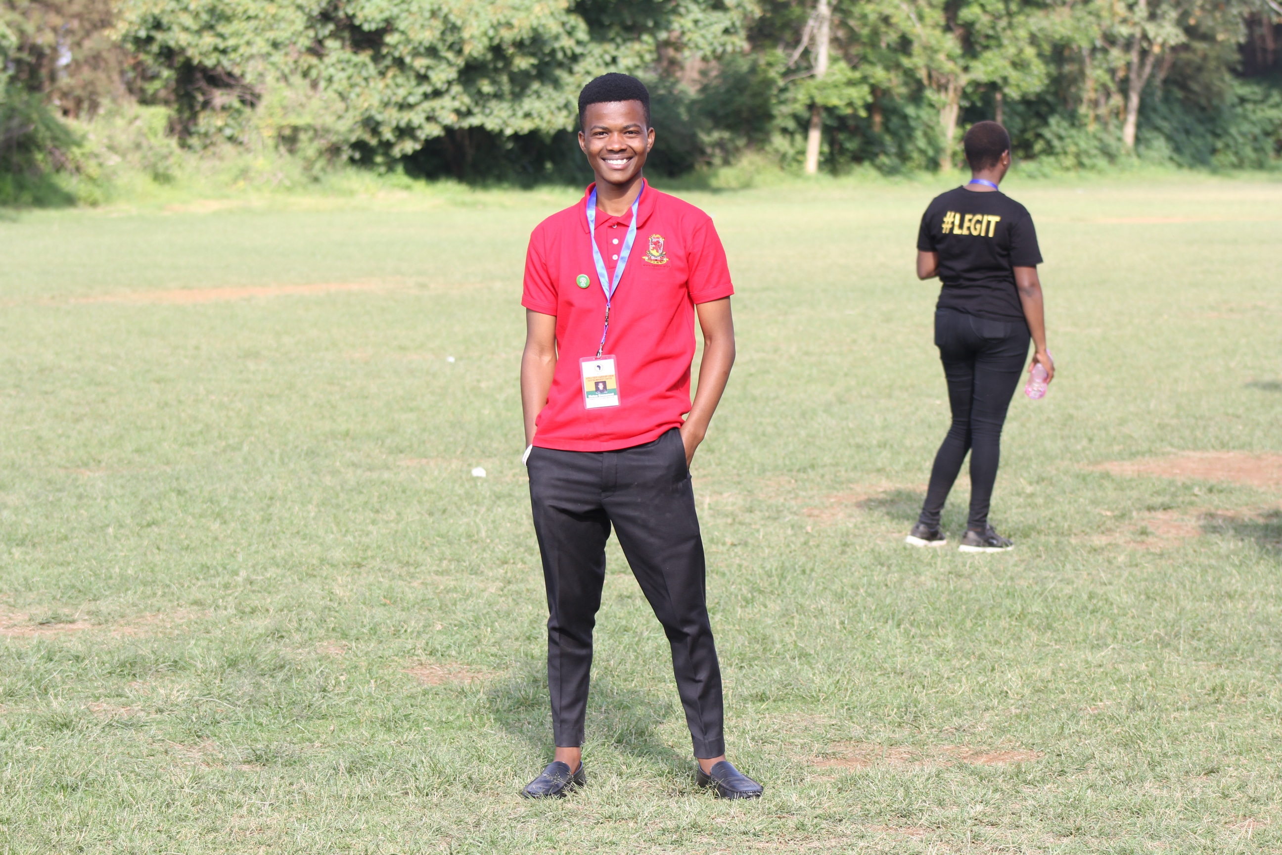Egerton University students promoting peace during the electioneering period